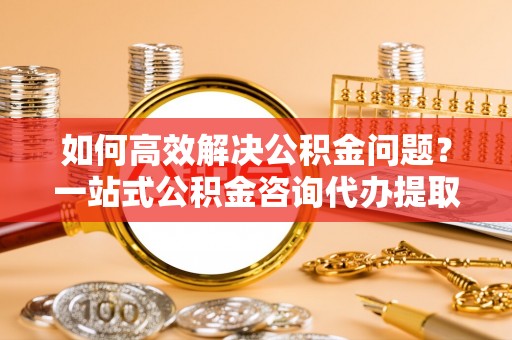 景洪如何高效解决公积金问题？一站式公积金咨询代办提取服务全解析