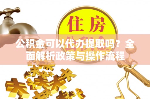 景洪公积金可以代办提取吗？全面解析政策与操作流程
