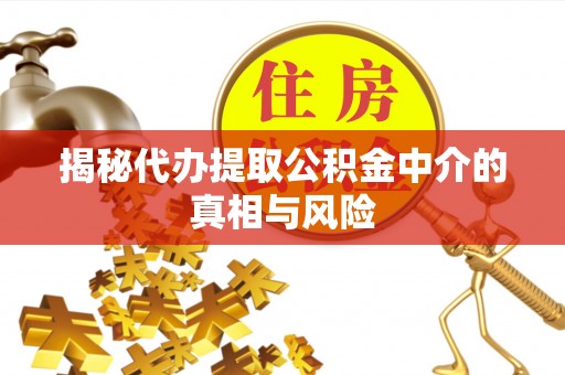 景洪揭秘代办提取公积金中介的真相与风险