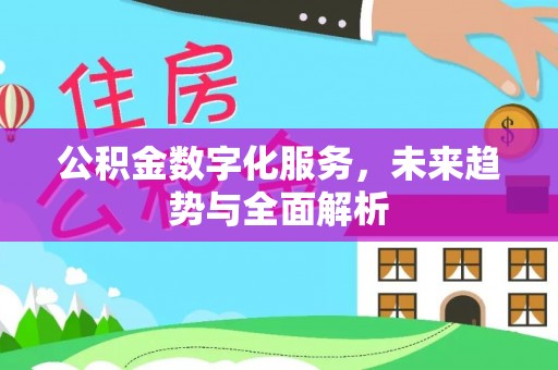 景洪公积金数字化服务，未来趋势与全面解析
