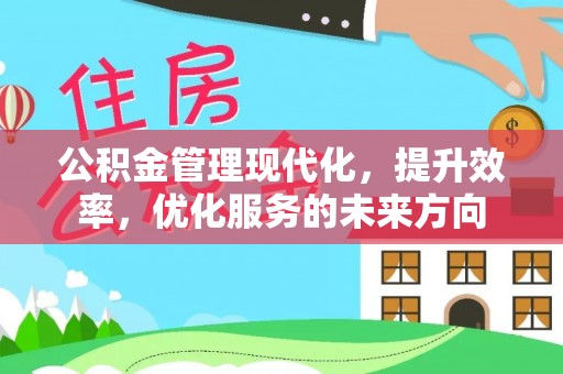 景洪公积金管理现代化，提升效率，优化服务的未来方向