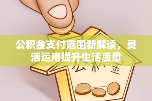 景洪公积金支付范围新解读，灵活运用提升生活质量